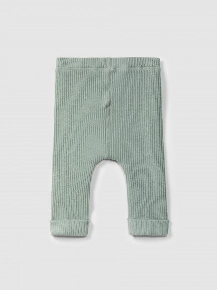 Leggings in ribbed jersey with pocket Leggings in ribbed jersey with pocket
