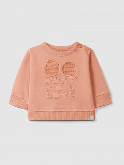 Plush sweatshirt "Do what you love"