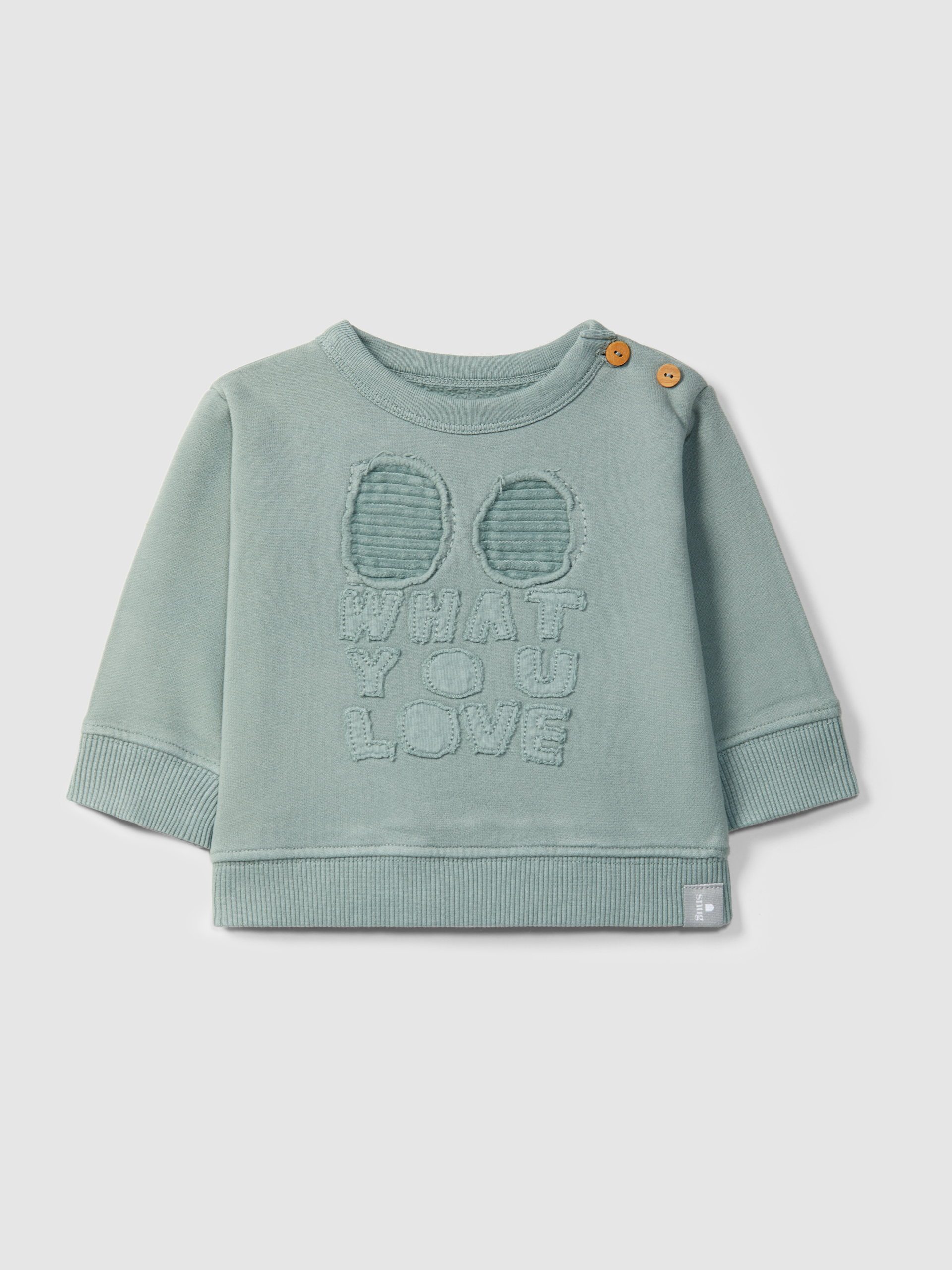 Plush sweatshirt