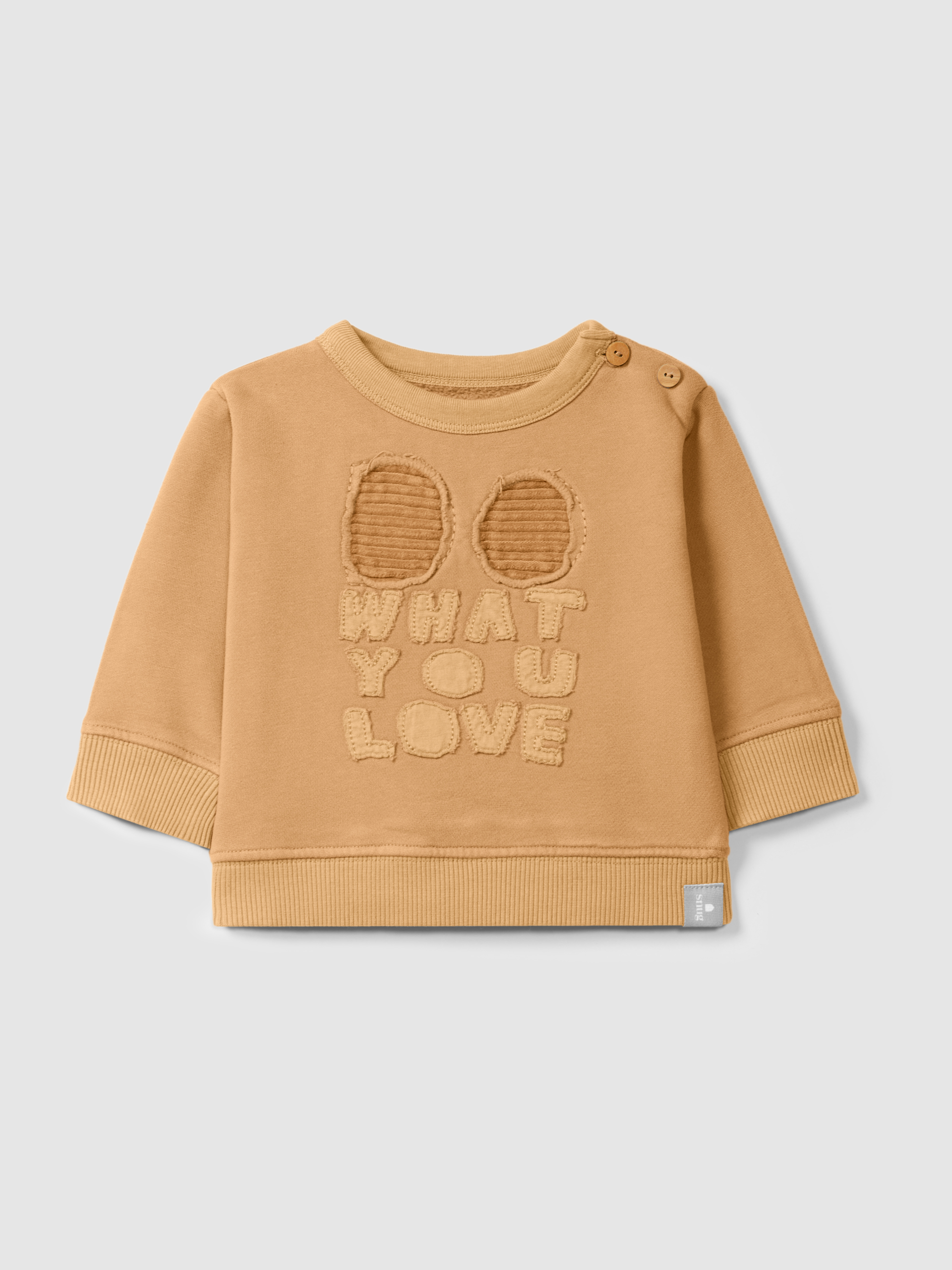Plush sweatshirt