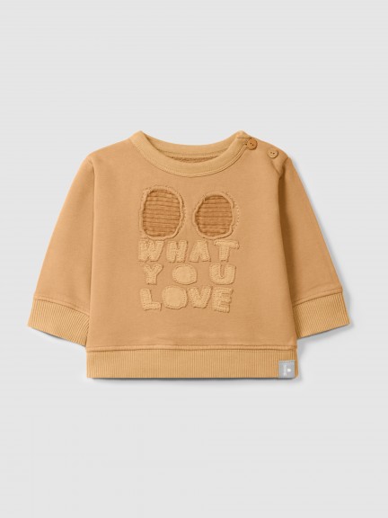 Sweatshirt em felpa "Do what you love" Sweatshirt em felpa "Do what you love"