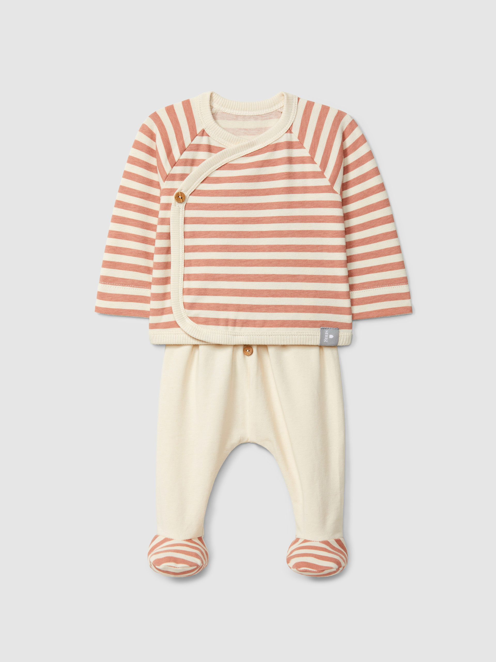 Two-piece set stripes