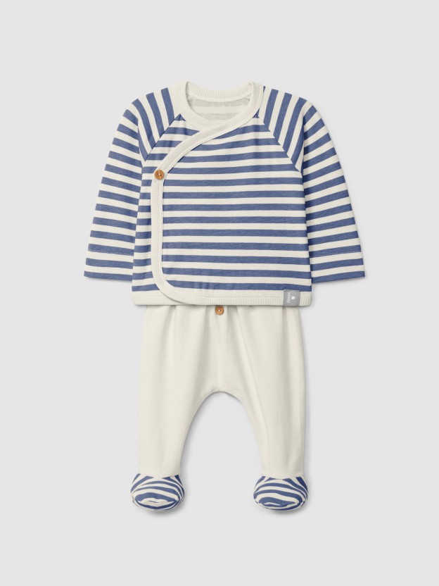 Two-piece set stripes Two-piece set stripes