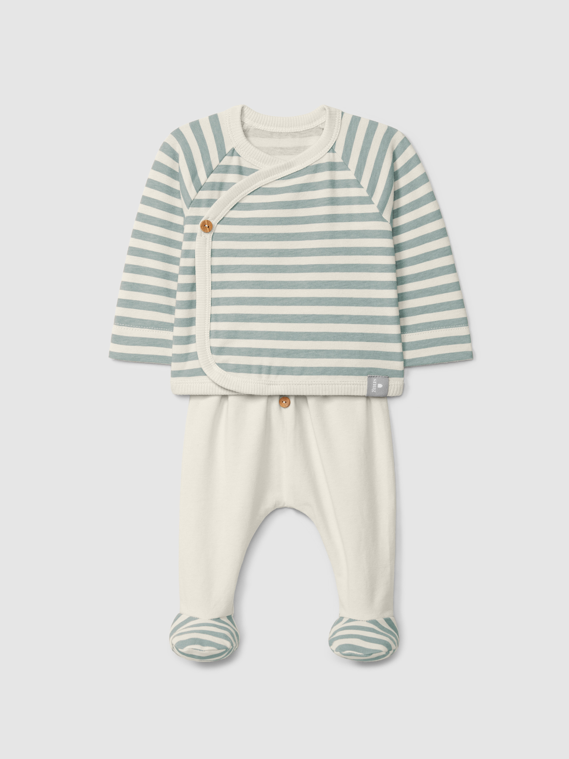 Two-piece set stripes