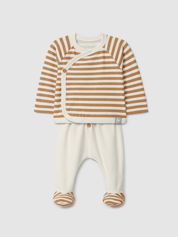 Two-piece set stripes Two-piece set stripes