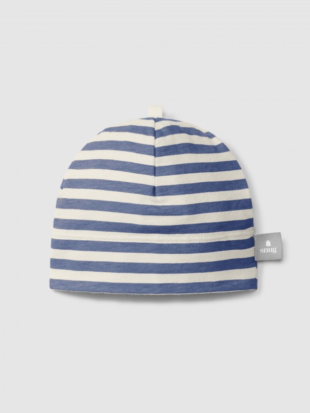 Striped beanie