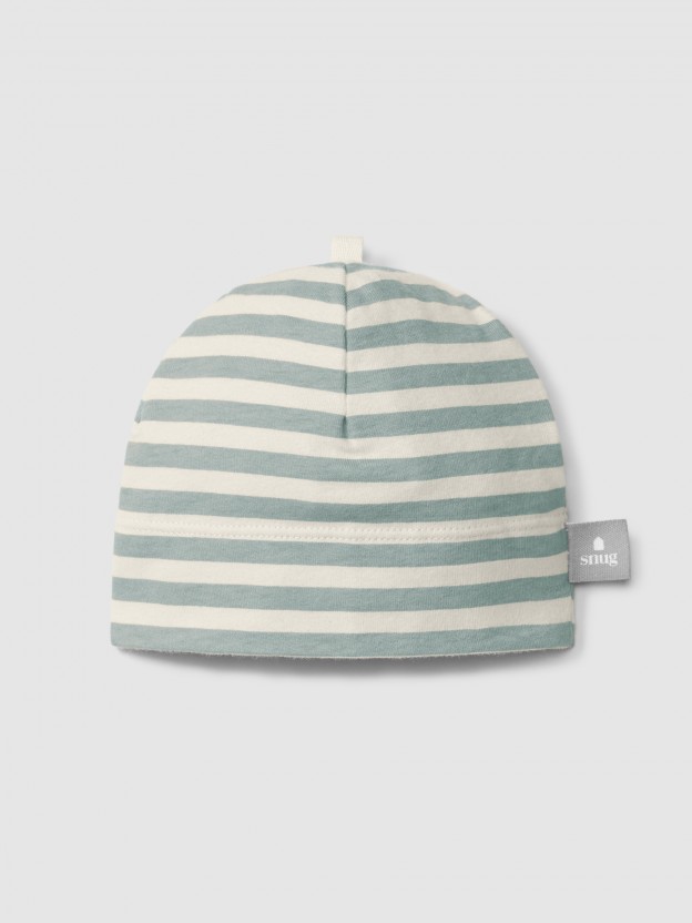 Striped beanie