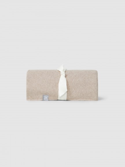 Organic cotton fleece blanket Organic cotton fleece blanket