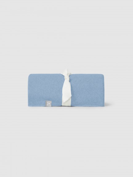 Organic cotton fleece blanket