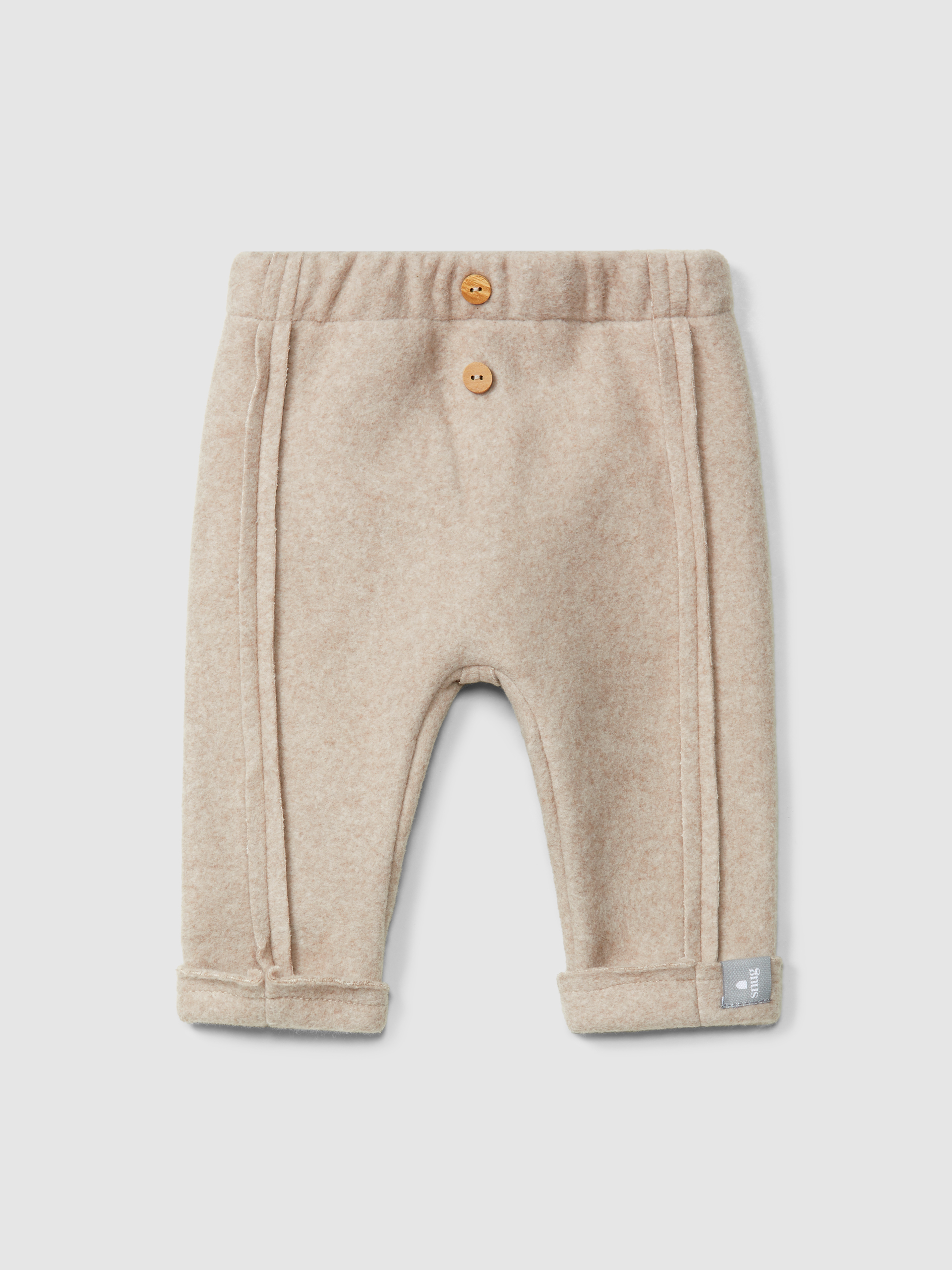Organic cotton fleece pants