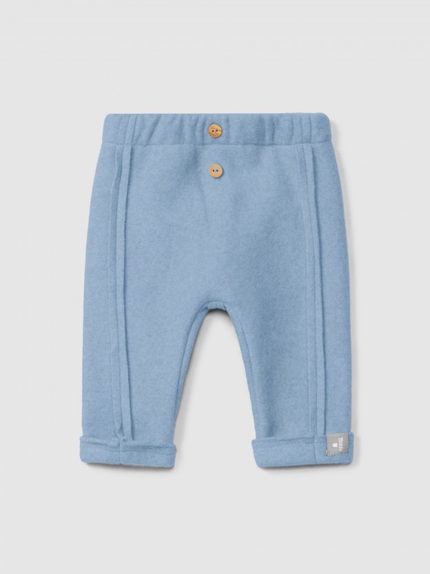 Organic cotton fleece pants Organic cotton fleece pants
