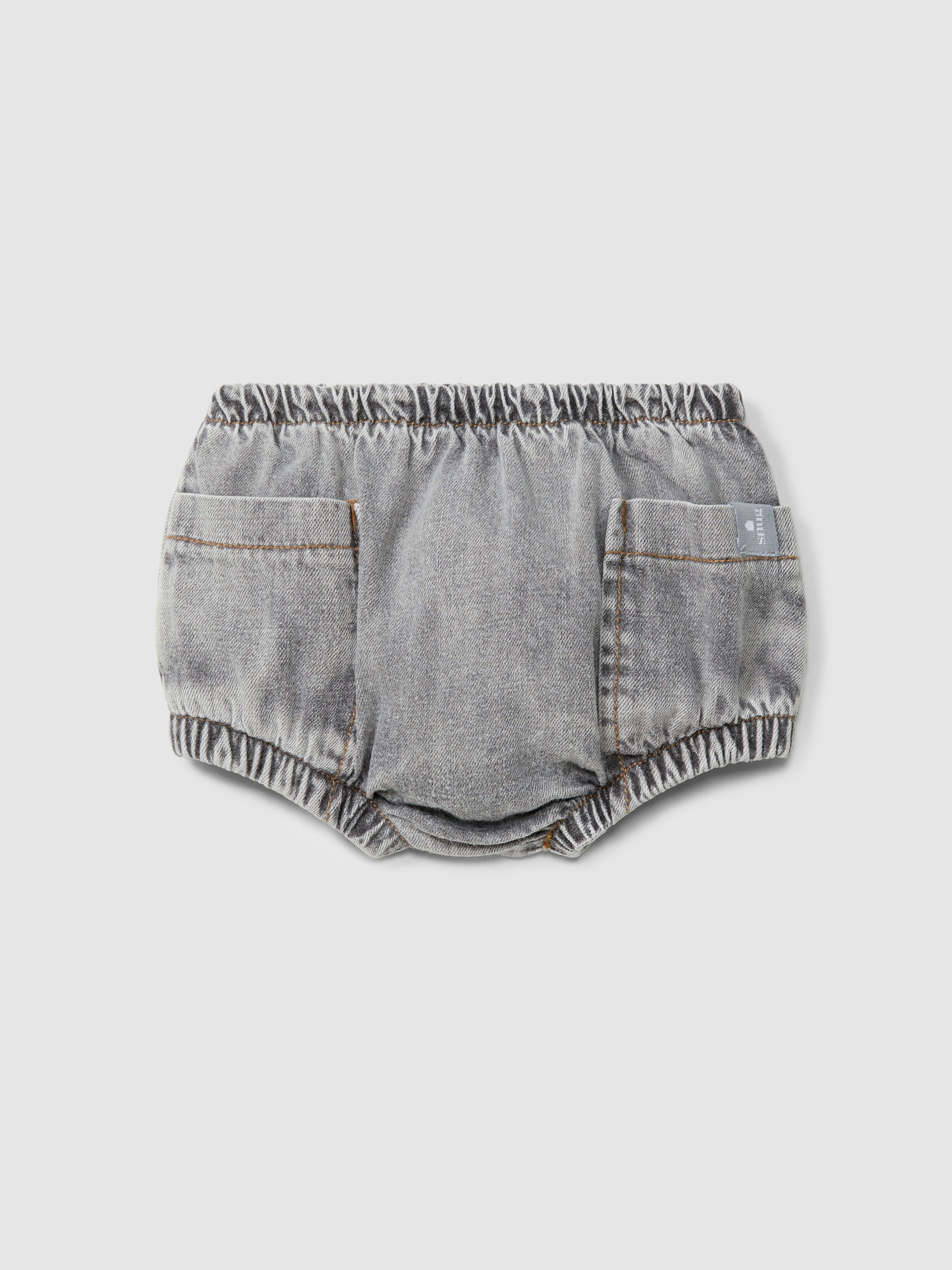 Organic cotton denim pull-up diaper cover