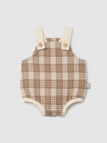 Shortie in waffle weave