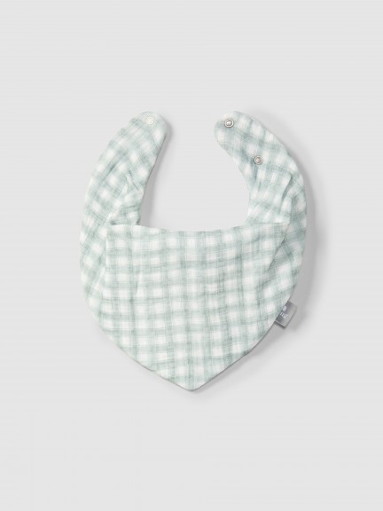 Printed gauze bib