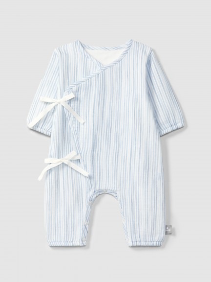 Printed gauze romper Printed gauze romper