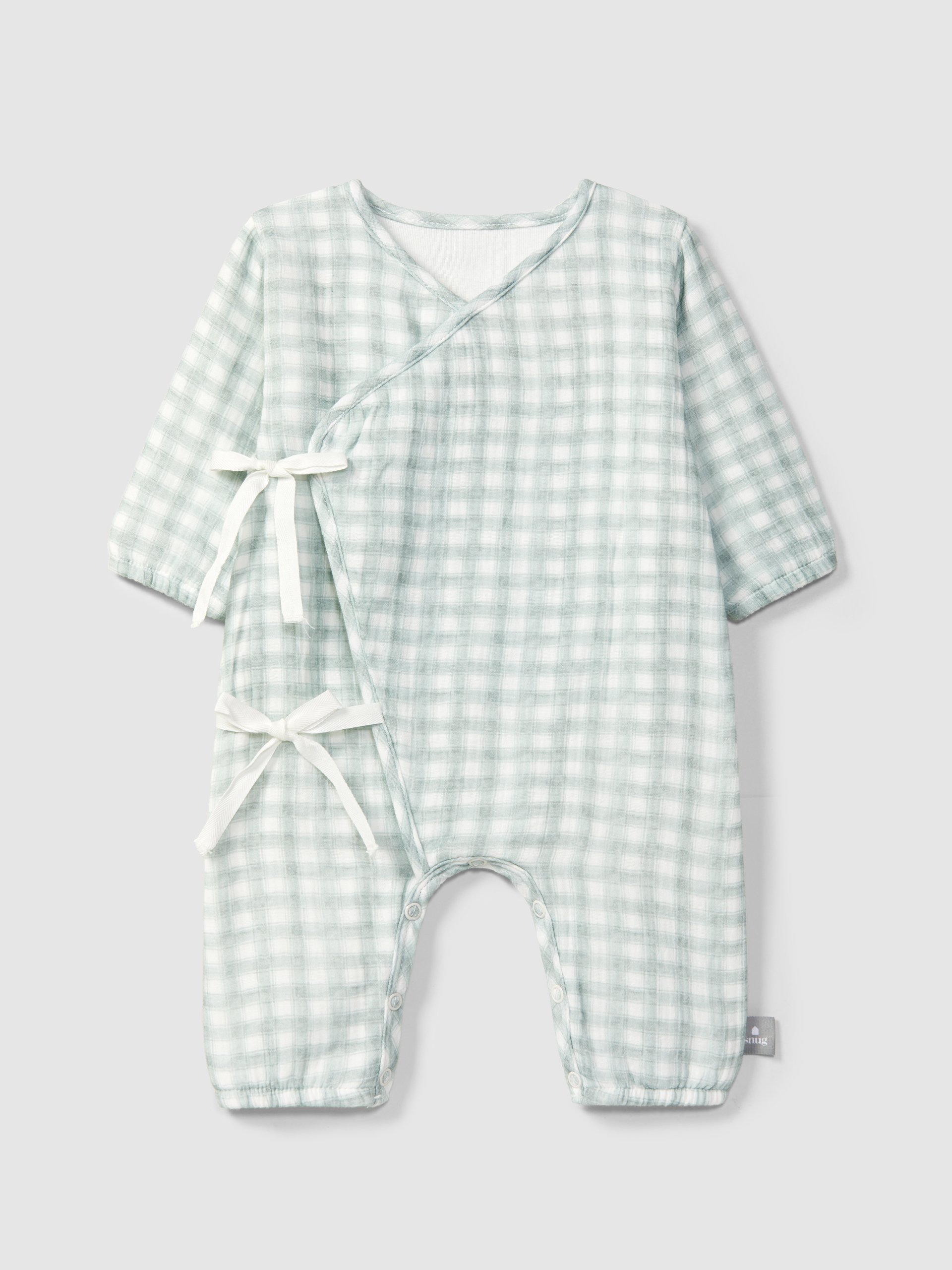 Printed gauze romper