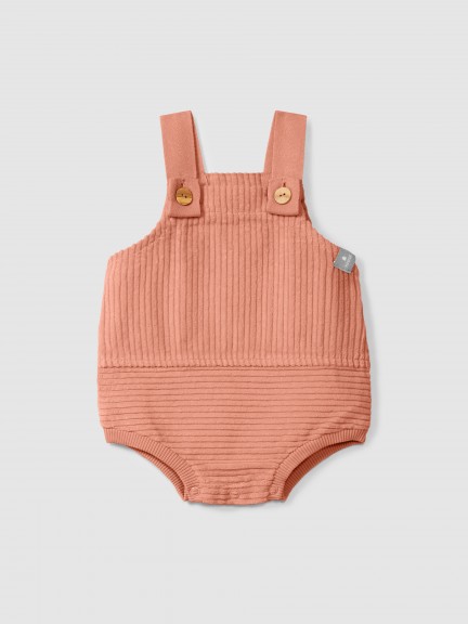Shortie in ribbed velvet
