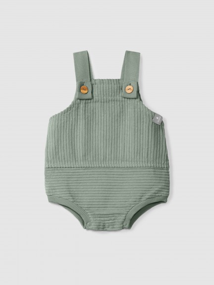 Shortie in ribbed velvet