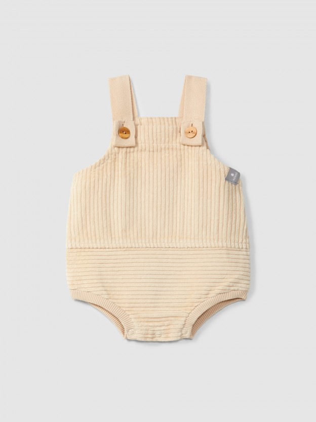 Shortie in ribbed velvet Shortie in ribbed velvet