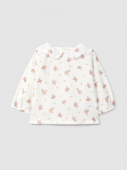 Delicate floral blouse