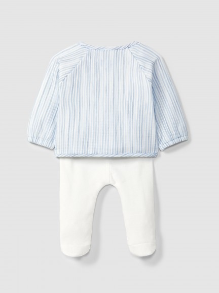 Two-piece printed gauze set Two-piece printed gauze set
