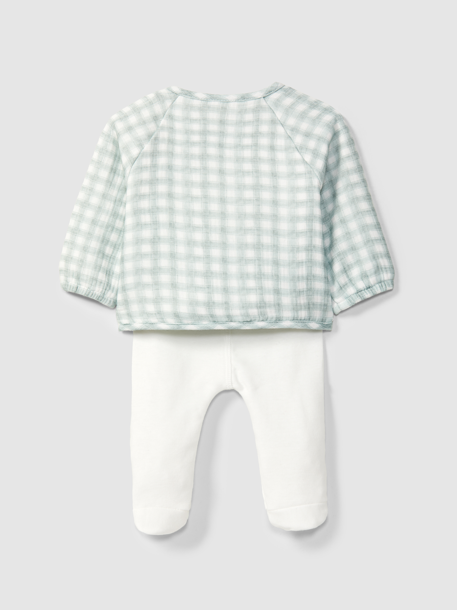 Two-piece printed gauze set