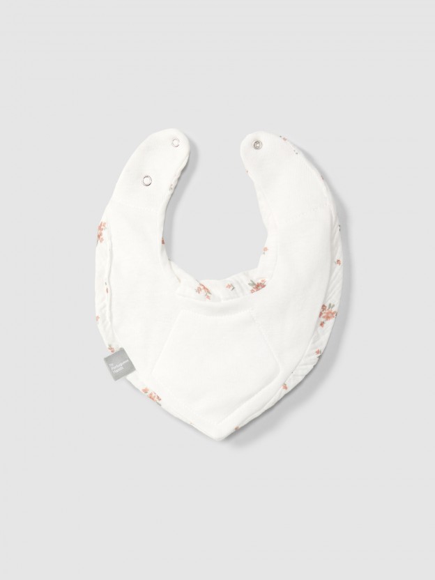 Printed gauze bib Printed gauze bib