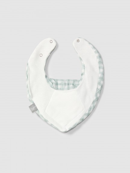 Printed gauze bib Printed gauze bib