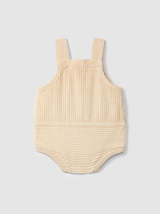 Shortie in ribbed velvet Shortie in ribbed velvet
