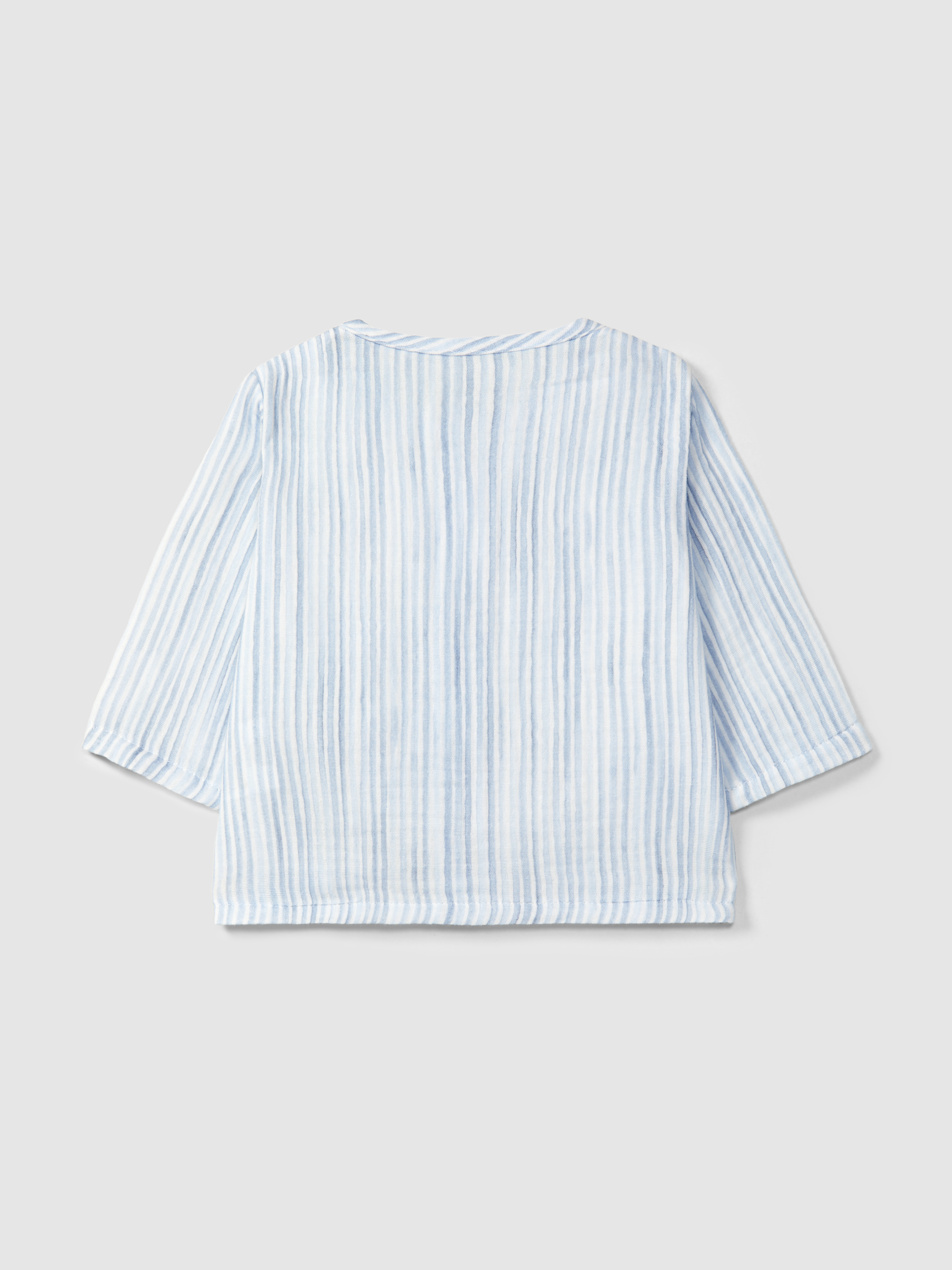 Printed gauze shirt