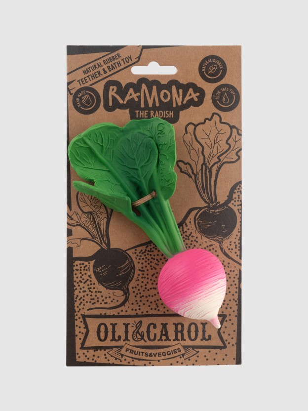 Ramona the Radish Baby Teether Oli&Carol