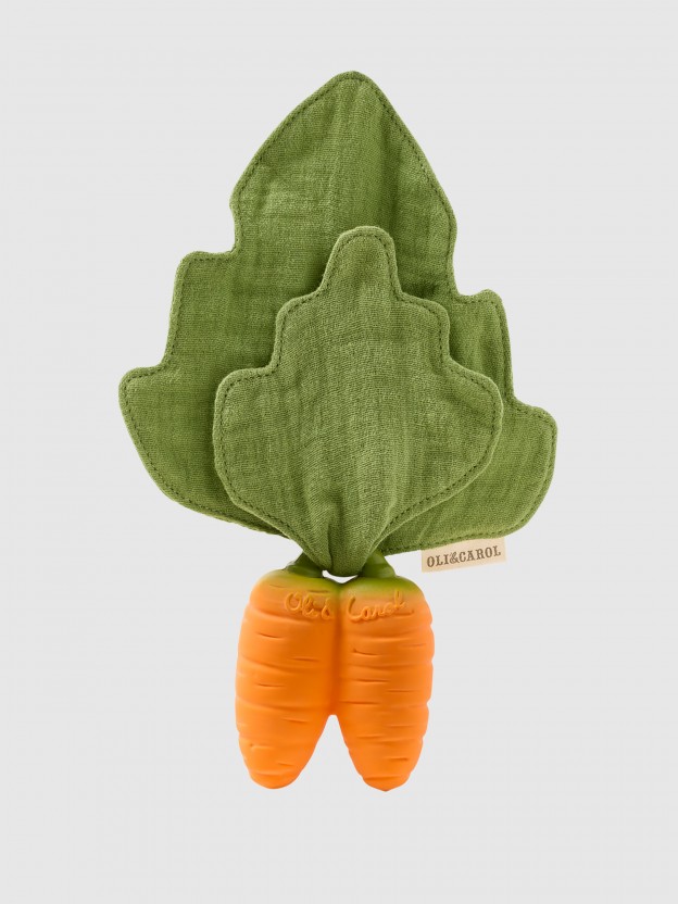 Cathy the Carrot Mini Doudou-Teether Oli&Carol