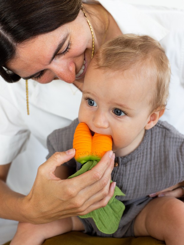 Cathy the Carrot Mini Doudou-Teether Oli&Carol