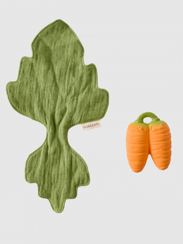 Cathy the Carrot Mini Doudou-Teether Oli&Carol