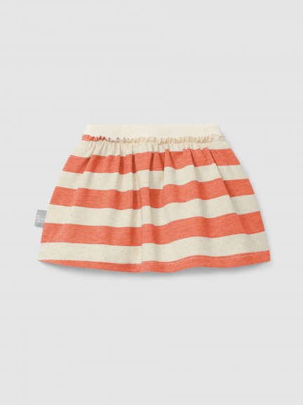 Skirt with striped diaper cover Skirt with striped diaper cover