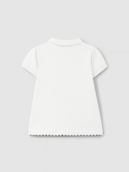 Plain jersey dress with embroidered details Plain jersey dress with embroidered details