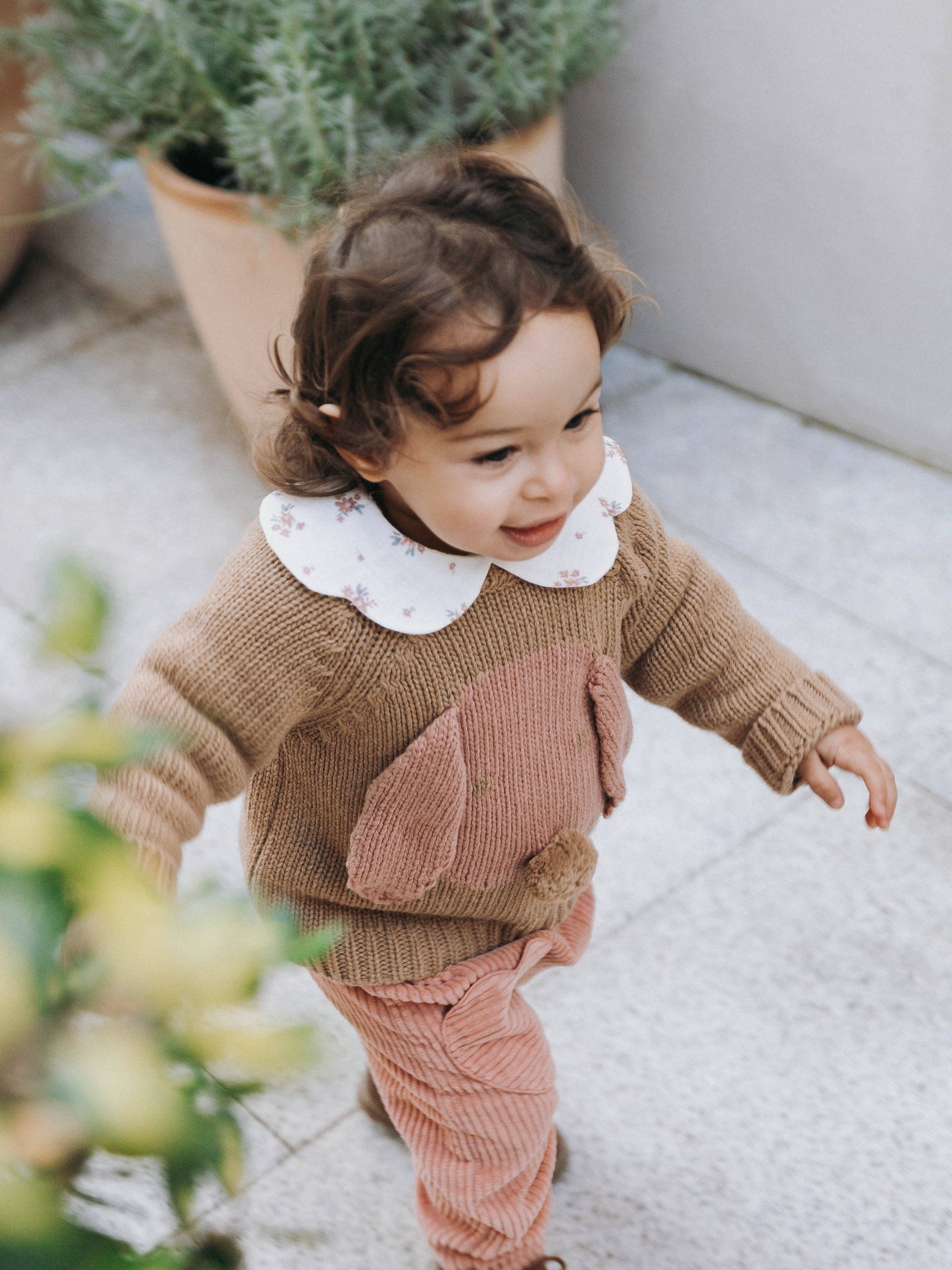 Delicate floral blouse