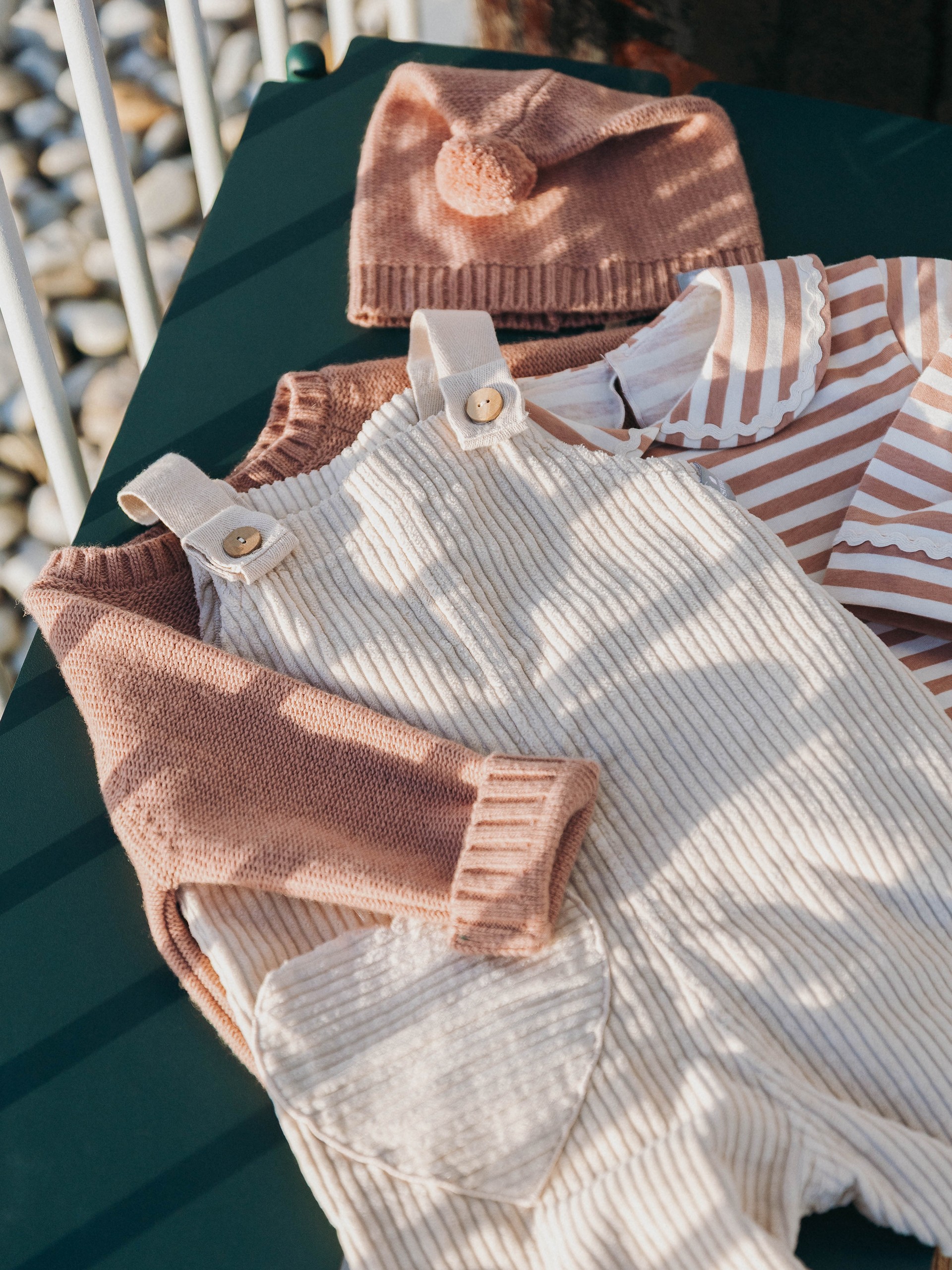 Striped longsleeve with rickrack detail