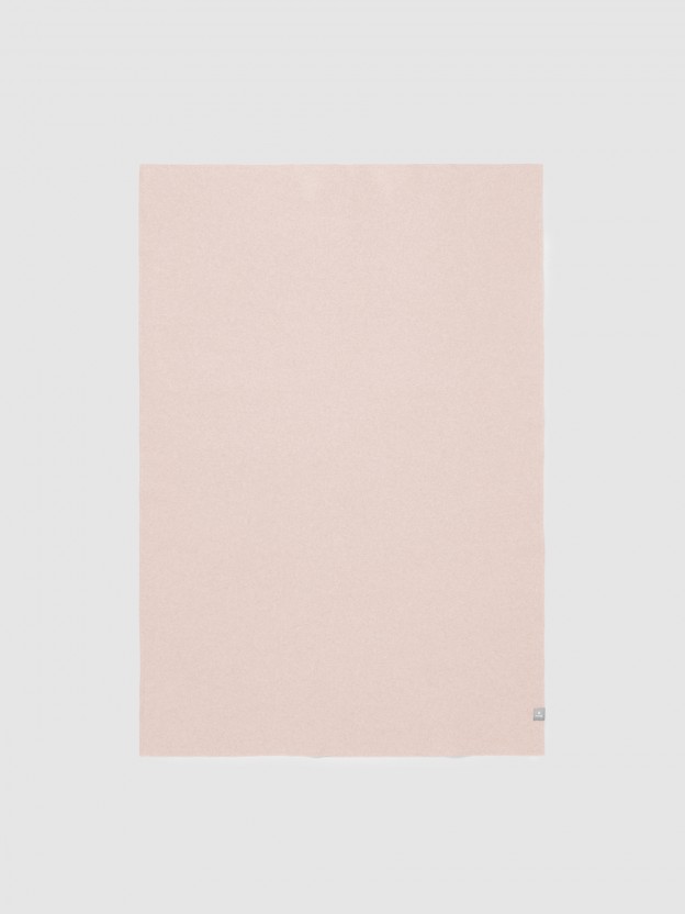 Organic cotton fleece blanket Organic cotton fleece blanket