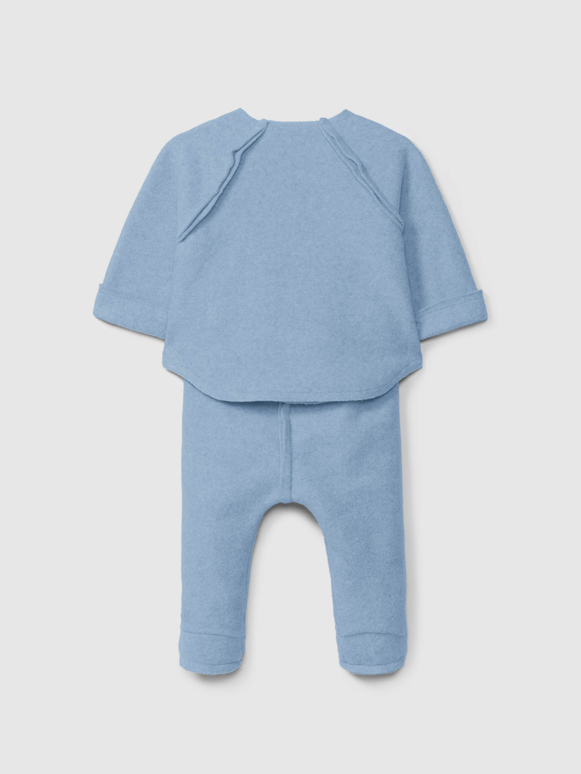 Two-piece set in organic cotton fleece