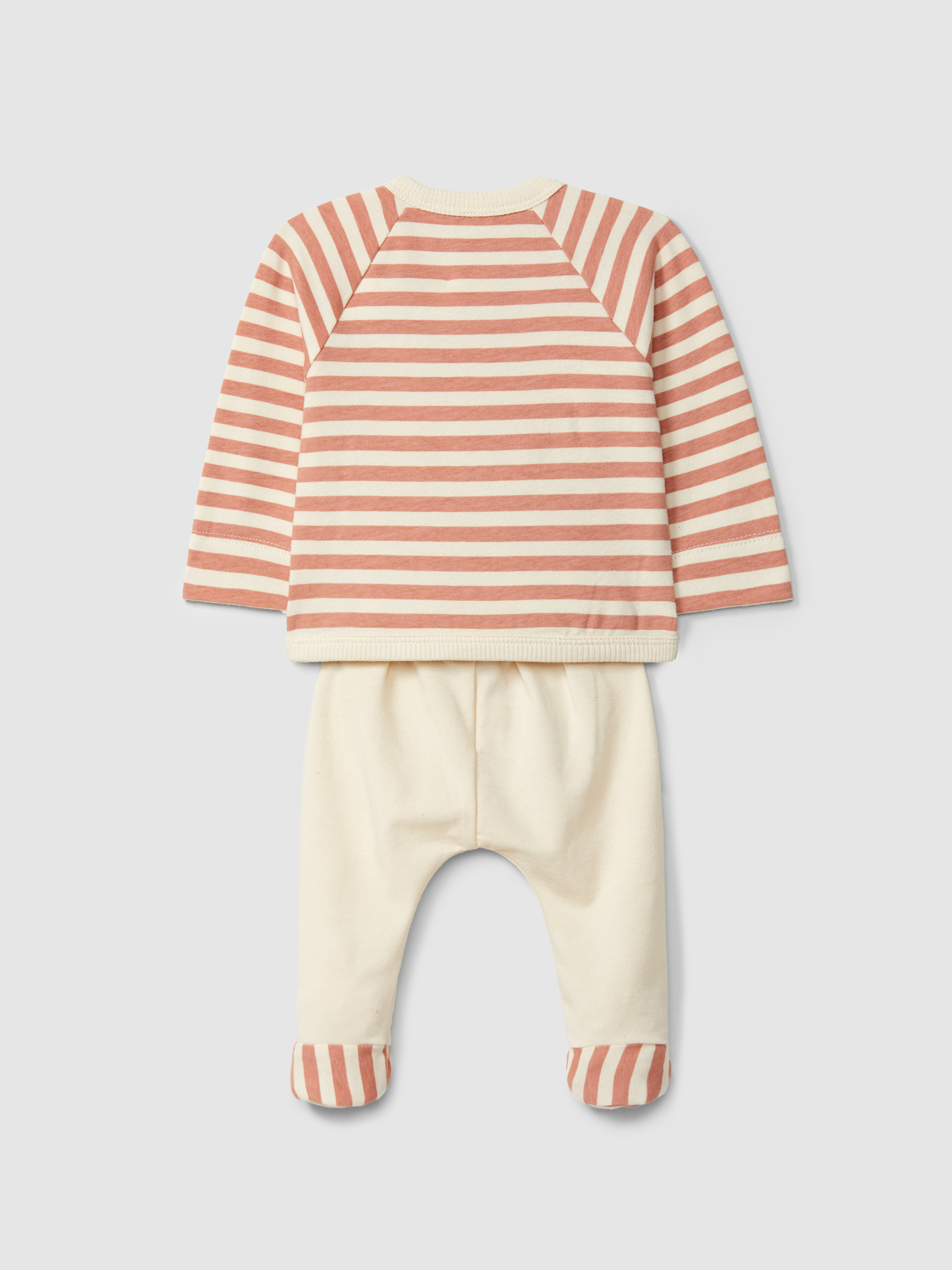 Two-piece set stripes