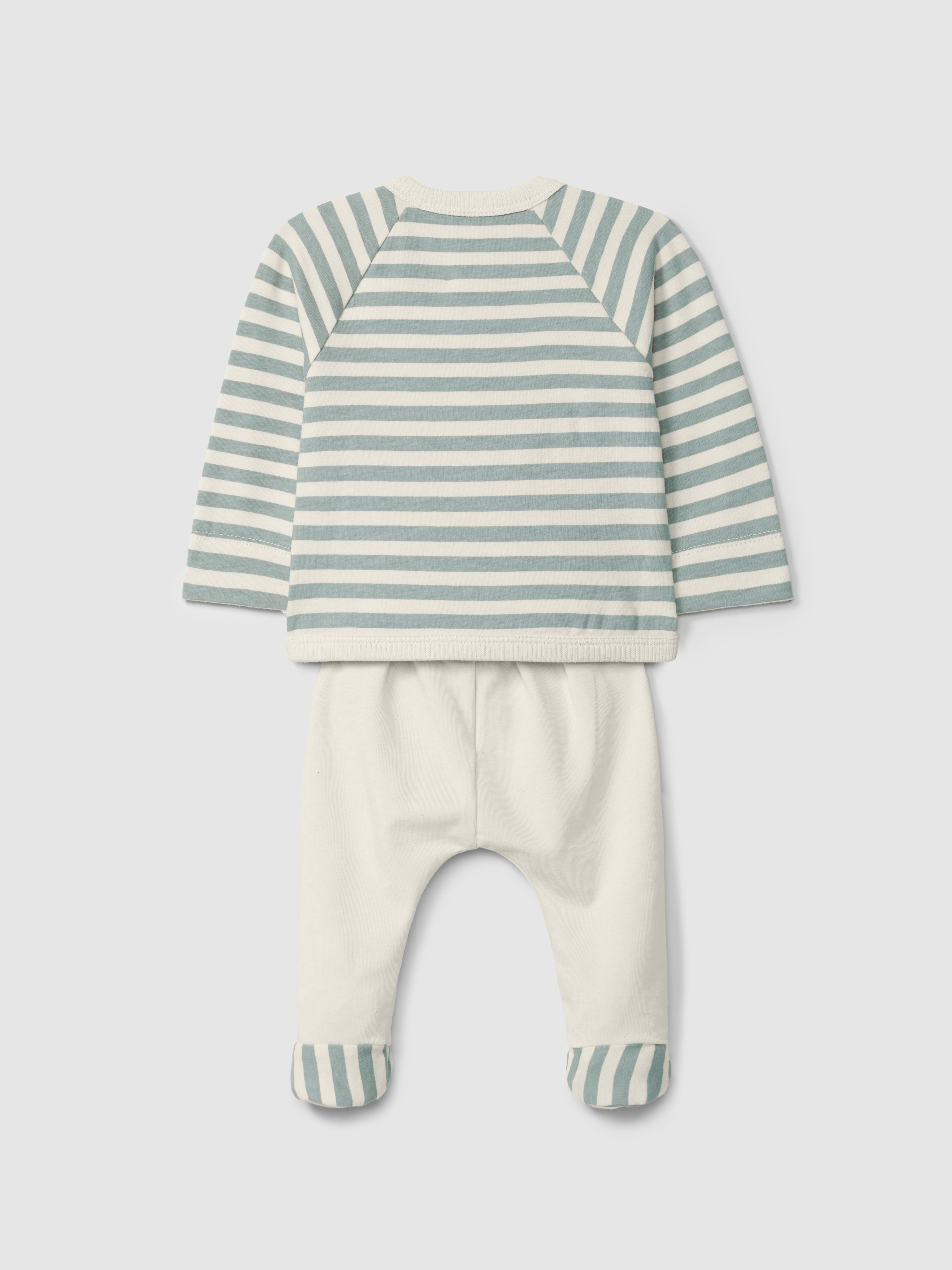Two-piece set stripes
