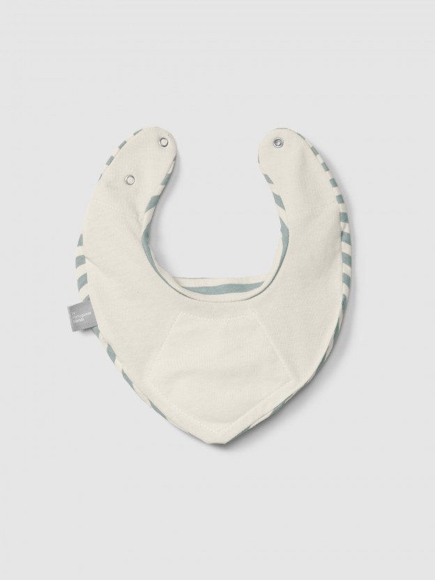 Striped bib Striped bib