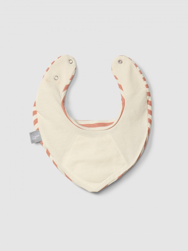 Striped bib