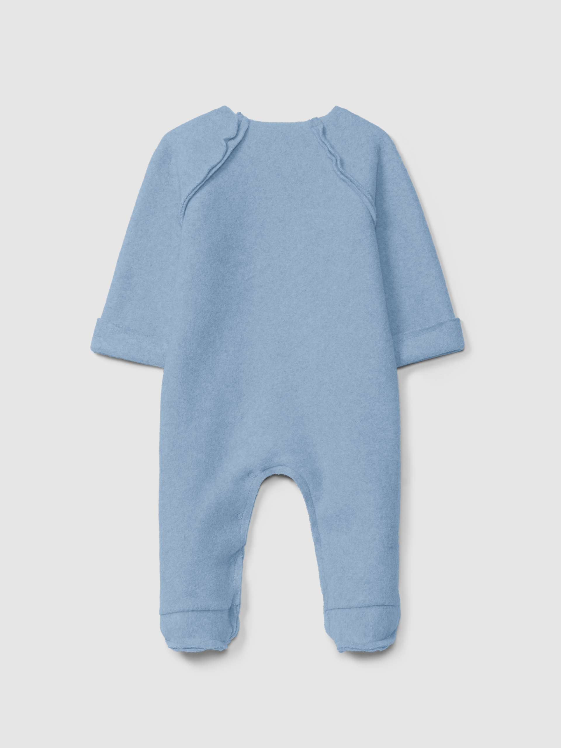 Organic cotton fleece romper