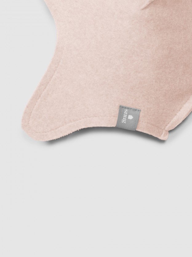 Organic cotton fleece beanie