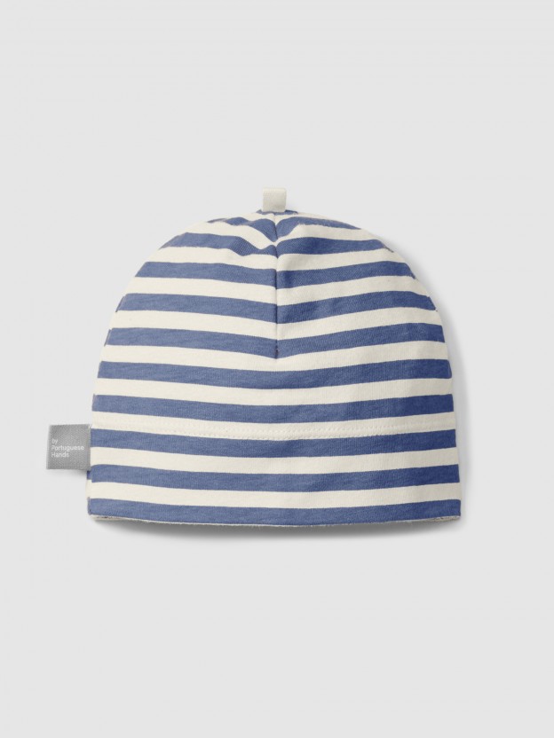 Striped beanie