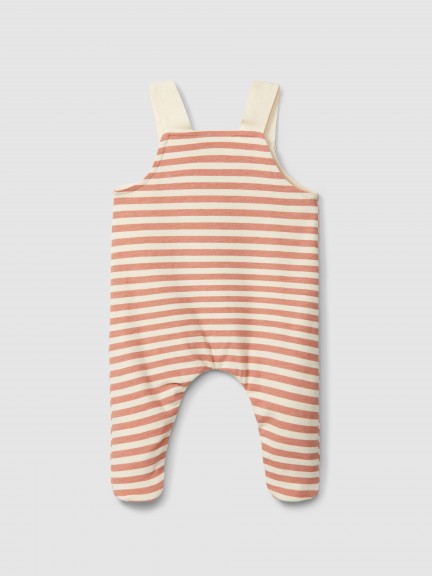 Striped dungarees with pocket Striped dungarees with pocket