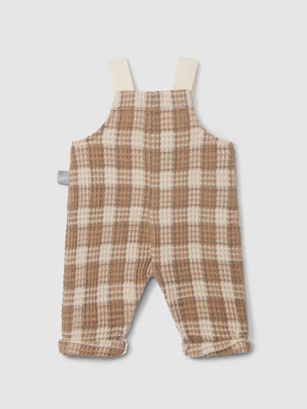 Dungarees in waffle weave Dungarees in waffle weave