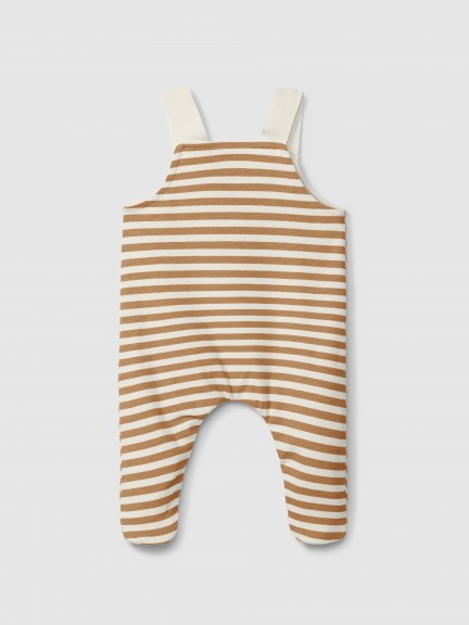 Striped dungarees with pocket Striped dungarees with pocket